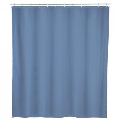 Rideau de douche WENKO bleu gris H 200cm