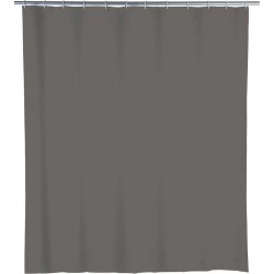 Rideau de douche WENKO gris H 200cm