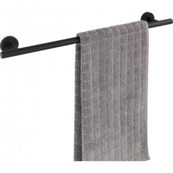 Porte serviette WENKO Uno Bosio noir 60cm