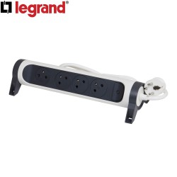 LEGRAND Bloc multiprise 4P 1,5 mètre + interrupteur